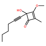 4-HEX-1-YNYL-4-HYDROXY-3-METHOXY-2-METHYLCYCLOBUT-2-EN-1-ONE