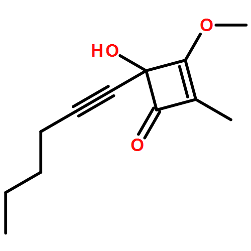 4-HEX-1-YNYL-4-HYDROXY-3-METHOXY-2-METHYLCYCLOBUT-2-EN-1-ONE