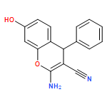 2-AMINO-7-HYDROXY-4-PHENYL-4H-CHROMENE-3-CARBONITRILE