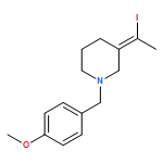 3-(1-IODOETHYLIDENE)-1-[(4-METHOXYPHENYL)METHYL]PIPERIDINE