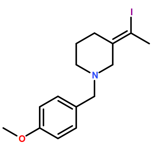 3-(1-IODOETHYLIDENE)-1-[(4-METHOXYPHENYL)METHYL]PIPERIDINE