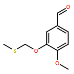 4-METHOXY-3-(METHYLSULFANYLMETHOXY)BENZALDEHYDE