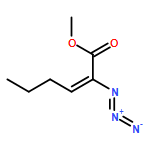 METHYL 2-AZIDOHEX-2-ENOATE