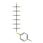 Benzene, 1-methyl-4-[(1,1,2,2,3,3,4,4,5,5,6,6,6-tridecafluorohexyl)thio]-