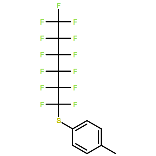 Benzene, 1-methyl-4-[(1,1,2,2,3,3,4,4,5,5,6,6,6-tridecafluorohexyl)thio]-