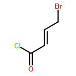 2-Butenoyl chloride, 4-bromo-, (2E)-