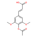 3-(4-ACETYLOXY-3,5-DIMETHOXYPHENYL)PROP-2-ENOIC ACID