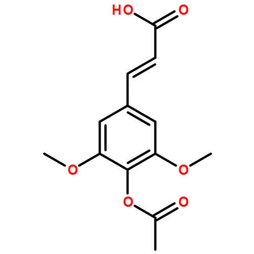 3-(4-ACETYLOXY-3,5-DIMETHOXYPHENYL)PROP-2-ENOIC ACID