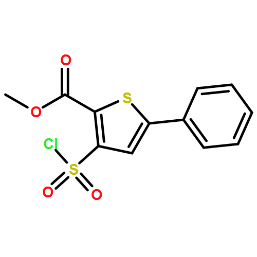 METHYL 3-CHLOROSULFONYL-5-PHENYLTHIOPHENE-2-CARBOXYLATE