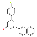 5-(4-CHLOROPHENYL)-3-NAPHTHALEN-2-YLCYCLOHEX-2-EN-1-ONE