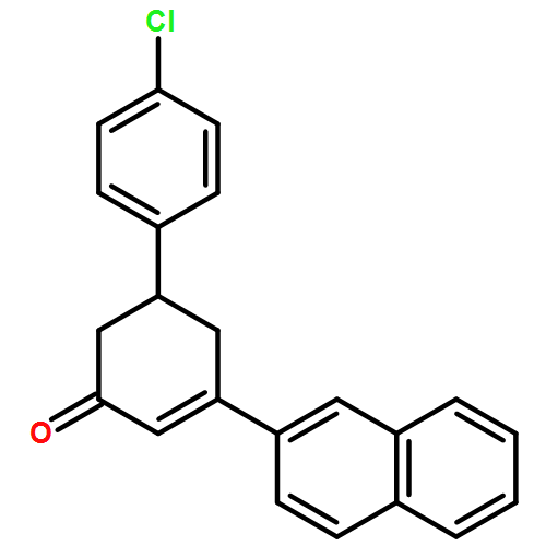 5-(4-CHLOROPHENYL)-3-NAPHTHALEN-2-YLCYCLOHEX-2-EN-1-ONE