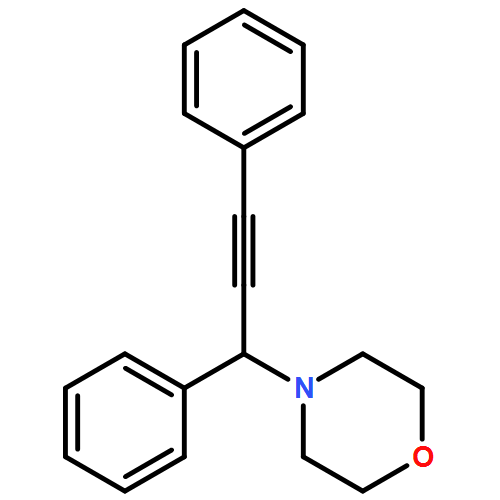 4-(1,3-DIPHENYLPROP-2-YNYL)MORPHOLINE