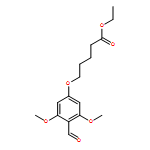 ETHYL 5-(4-FORMYL-3,5-DIMETHOXYPHENOXY)PENTANOATE