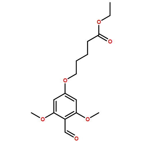 ETHYL 5-(4-FORMYL-3,5-DIMETHOXYPHENOXY)PENTANOATE