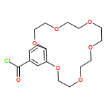 1,4,7,10,13,16-Benzohexaoxacyclooctadecin-18-carbonyl chloride, 2,3,5,6,8,9,11,12,14,15-decahydro-