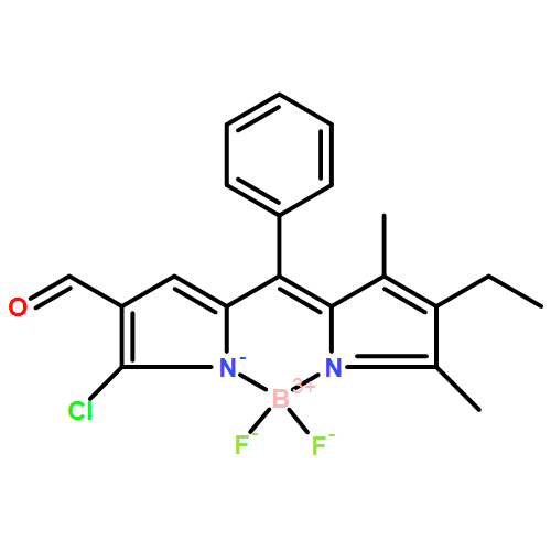 Boron, [2-?chloro-?5-?[(4-?ethyl-?3,?5-?dimethyl-?2H-?pyrrol-?2-?ylidene-?κN)?phenylmethyl]?-?1H-?pyrrole-?3-?carboxaldehydato-?κN1]?difluoro-?, (T-?4)?- 