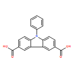 9H-Carbazole-3,6-dicarboxylic acid, 9-phenyl-