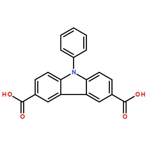 9H-Carbazole-3,6-dicarboxylic acid, 9-phenyl-