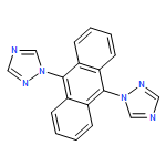 1H-1,2,4-Triazole, 1,1'-(9,10-anthracenediyl)bis-