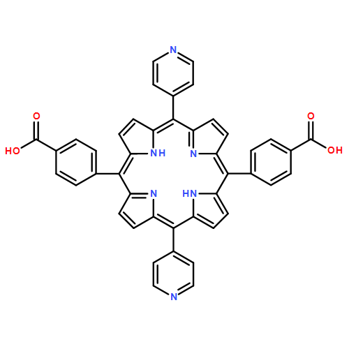 Benzoic acid, 4,4'-(10,20-di-4-pyridinyl-21H,23H-porphine-5,15-diyl)bis-