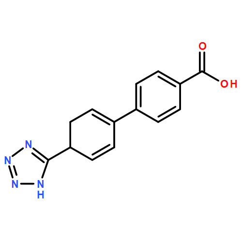 Benzoic acid, 4-[4-(2H-tetrazol-5-yl)-1,5-cyclohexadien-1-yl]-