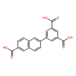 5-(6-carboxynaphthalen-2-yl)isophthalic acid