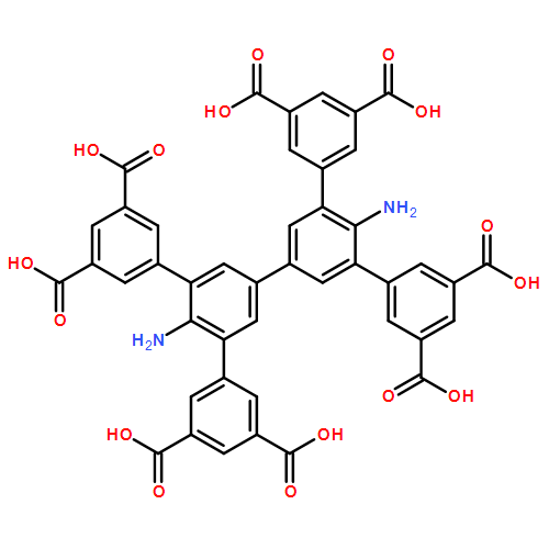 4'',6'-diamino-5',5''-bis(3,5-dicarboxyphenyl)-[1,1':3',1'':3'',1'''-quaterphenyl]-3,3''',5,5'''-tetracarboxylic acid