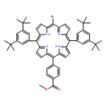 Benzoic acid, 4-[10,20-bis[3,5-bis(1,1-dimethylethyl)phenyl]-15-bromo-21H,23H-porphin-5-yl]-, methyl ester