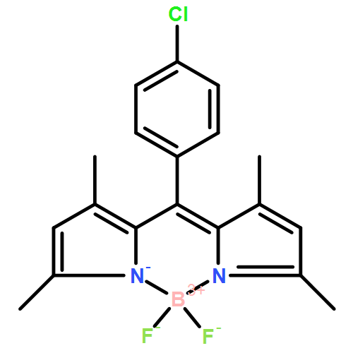 10-(4-chlorophenyl)-5,5-difluoro-1,3,7,9-tetramethyl-5H-dipyrrolo[1,2-c:2',1'-f][1,3,2]diazaborinin-4-ium-5-uide