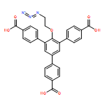 [1,1':3',1''-Terphenyl]-4,4''-dicarboxylic acid, 2'-(2-azidoethoxy)-5'-(4-carboxyphenyl)-