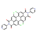 Anthra[2,1,9-def:6,5,10-d'e'f']diisoquinoline-1,3,8,10(2H,9H)-tetrone, 5,6,12,13-tetrachloro-2,9-di-4-pyridinyl-