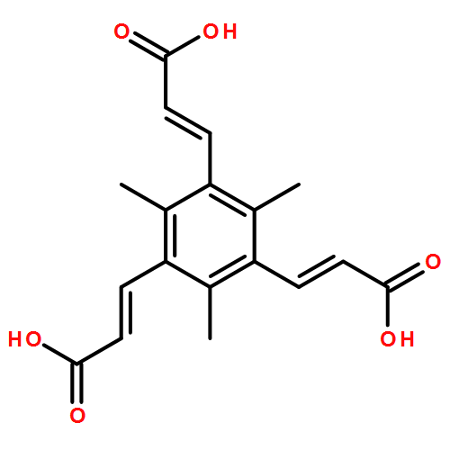 2-Propenoic acid, 3,3',3''-(2,4,6-trimethyl-1,3,5-benzenetriyl)tris-, (2E,2'E,2''E)-