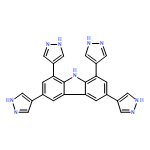 9H-Carbazole, 1,3,6,8-tetra-1H-pyrazol-4-yl-