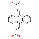 2-Propenoic acid, 3,3'-(9,10-anthracenediyl)bis-, (2E,2'E)- (9CI)