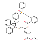 Benzoic acid, 2-(diphenylphosphinyl)-, (1S,2E)-1-[[[(1,1-dimethylethyl)diphenylsilyl]oxy]methyl]-4-ethoxy-3-methyl-4-oxo-2-buten-1-yl ester