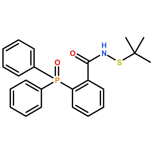 Benzamide, N-[(1,1-dimethylethyl)thio]-2-(diphenylphosphinyl)-