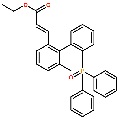 2-Propenoic acid, 3-[2'-(diphenylphosphinyl)-6-methyl[1,1'-biphenyl]-2-yl]-, ethyl ester, (2E)-