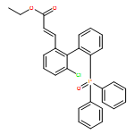 2-Propenoic acid, 3-[6-chloro-2'-(diphenylphosphinyl)[1,1'-biphenyl]-2-yl]-, ethyl ester, (2E)-