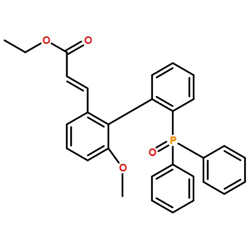 2-Propenoic acid, 3-[2'-(diphenylphosphinyl)-6-methoxy[1,1'-biphenyl]-2-yl]-, ethyl ester, (2E)-