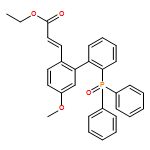 2-Propenoic acid, 3-[2'-(diphenylphosphinyl)-5-methoxy[1,1'-biphenyl]-2-yl]-, ethyl ester, (2E)-