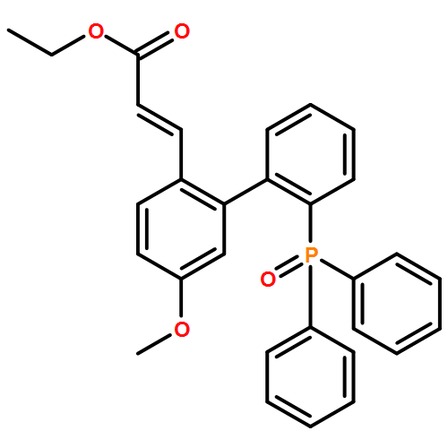 2-Propenoic acid, 3-[2'-(diphenylphosphinyl)-5-methoxy[1,1'-biphenyl]-2-yl]-, ethyl ester, (2E)-