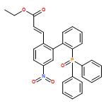 2-Propenoic acid, 3-[2'-(diphenylphosphinyl)-5-nitro[1,1'-biphenyl]-2-yl]-, ethyl ester, (2E)-