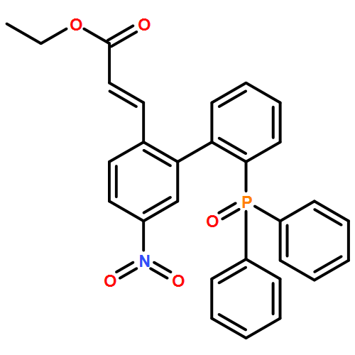 2-Propenoic acid, 3-[2'-(diphenylphosphinyl)-5-nitro[1,1'-biphenyl]-2-yl]-, ethyl ester, (2E)-