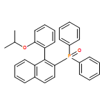 Phosphine oxide, [1-[2-(1-methylethoxy)phenyl]-2-naphthalenyl]diphenyl-, (-)-