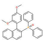 Phosphine oxide, [1-(2,4-dimethoxyphenyl)-2-naphthalenyl]diphenyl-, (-)-