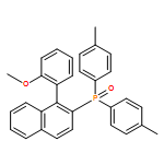 Phosphine oxide, [1-(2-methoxyphenyl)-2-naphthalenyl]bis(4-methylphenyl)-, (-)-