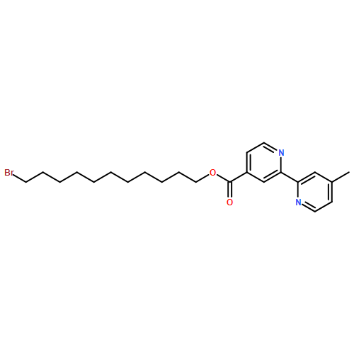 [2,2'-Bipyridine]-4-carboxylic acid, 4'-methyl-, 11-bromoundecyl ester