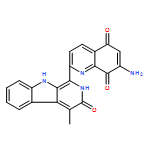 5,8-Quinolinedione, 7-amino-2-(3,9-dihydro-4-methyl-3-oxo-2H-pyrido[3,4-b]indol-1-yl)-