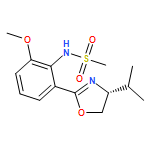 Methanesulfonamide, N-[2-[(4R)-4,5-dihydro-4-(1-methylethyl)-2-oxazolyl]-6-methoxyphenyl]-