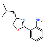 Benzenamine, 2-[(4S)-4,5-dihydro-4-(2-methylpropyl)-2-oxazolyl]-